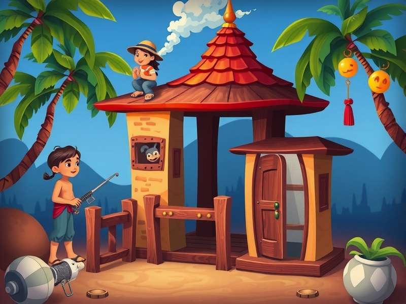 Vintage computer setup with old Disney game on screen