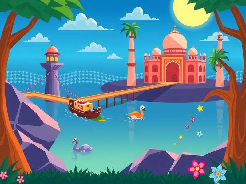 Child playing Disney online game on a tablet, smiling