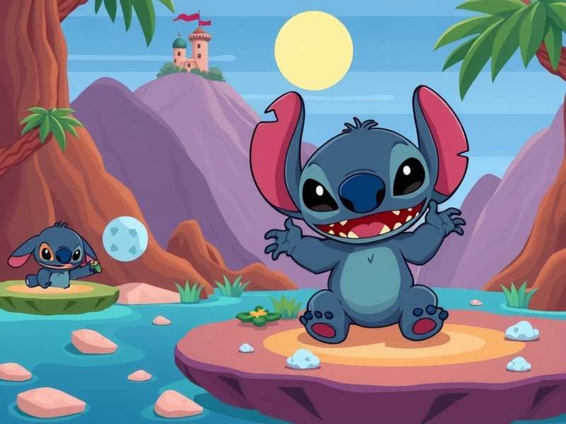 Screenshot of Lilo and Stitch video game gameplay on PlayStation 2