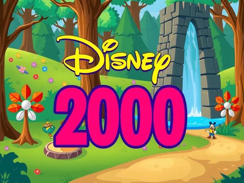 Disney Video Game Sales Performance in the 2000s Chart showing Disney game sales from 2000-2009 with Kingdom Hearts as the peak