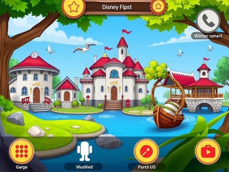 Collection of Online Disney Games featuring characters like Mickey Mouse, Elsa, and Simba