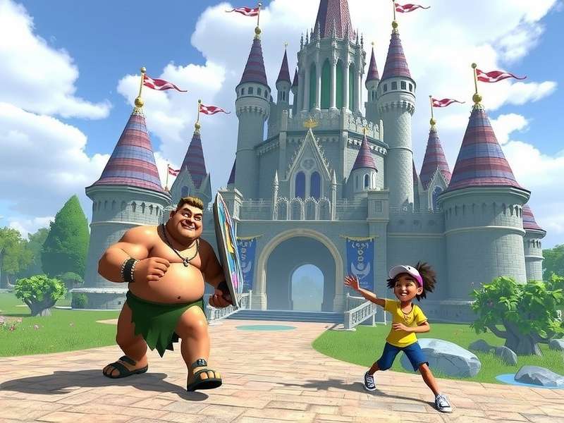 Disney Xbox gaming setup with controller and characters