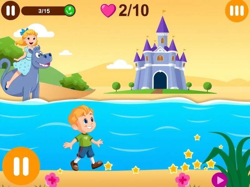 Happy Indian toddler playing Disney games on tablet