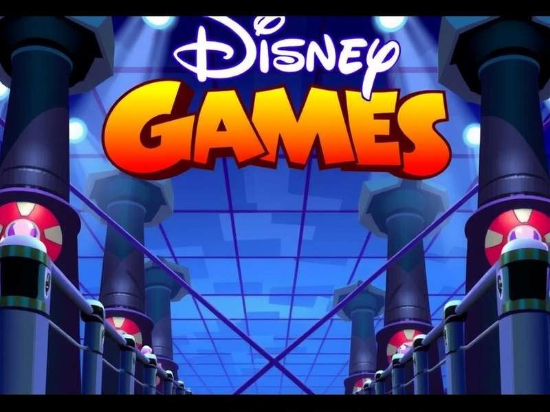 A collection of classic Disney game CDs and consoles from the 2000s era