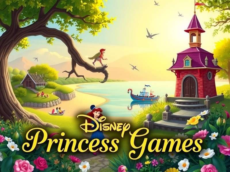 Disney Princess game on a Nintendo Switch console