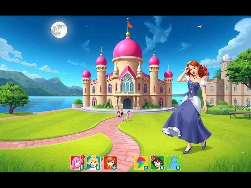 Retro gaming setup with old Disney game CDs