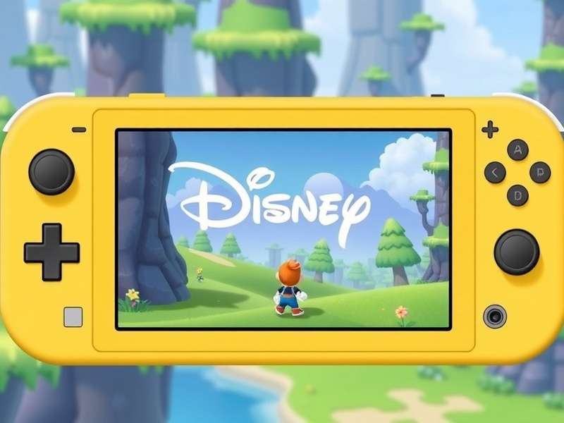 Nintendo Switch Lite running Disney Dreamlight Valley