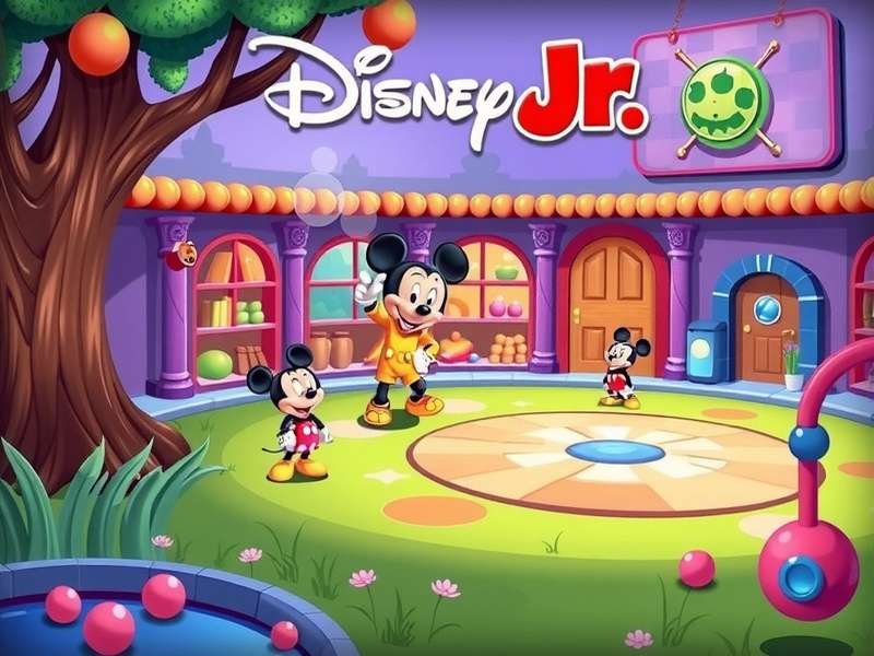 Disney Jr characters and gaming console nostalgia