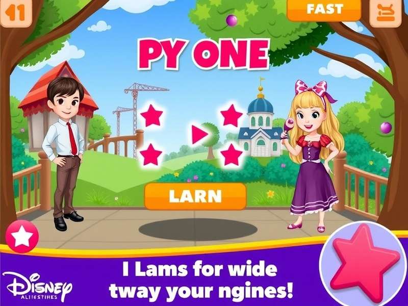 Kids playing Disney Liv and Maddie game on tablet