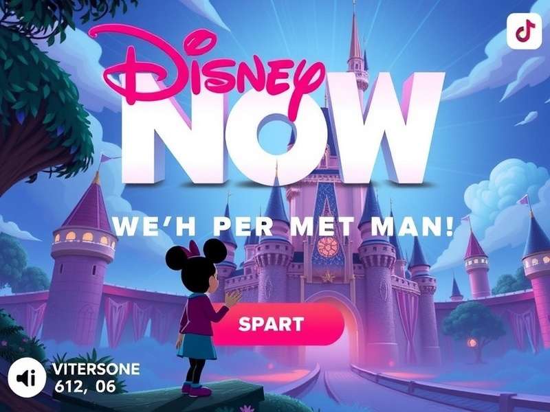 Disney Now App interface showing streaming content