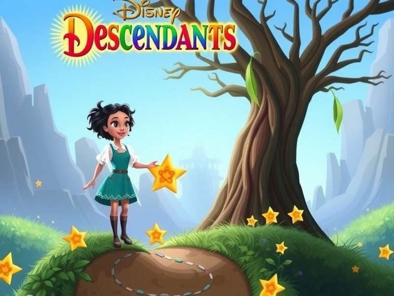 Disney Descendants online games for kids featuring characters from the movie