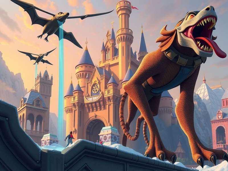 A collection of Disney gaming merchandise and consoles, showcasing the breadth of the brand