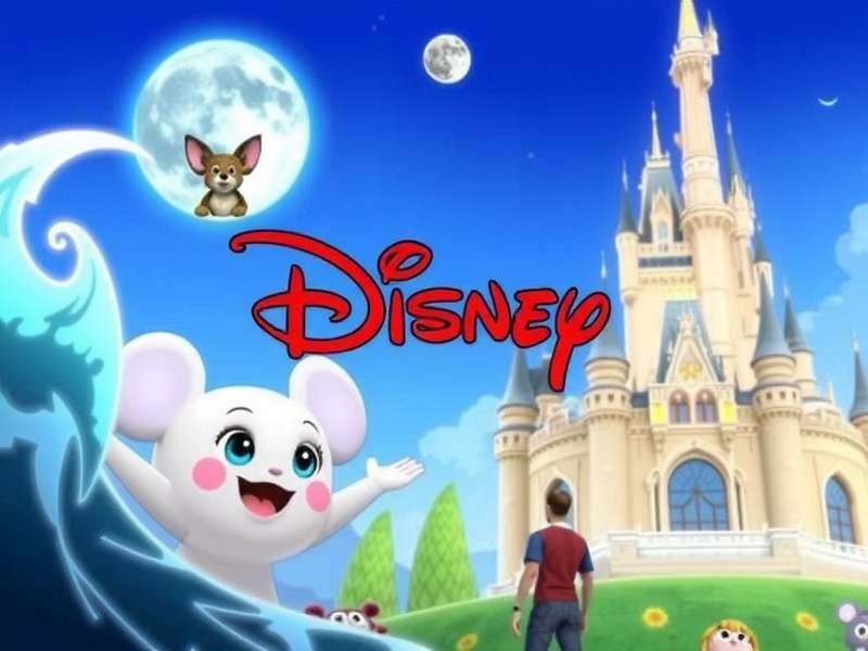 Official cover art for the new Disney Nintendo Switch game featuring iconic characters in an enchanted forest