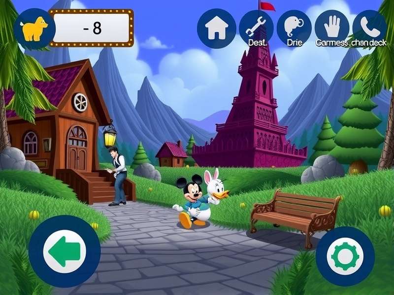 Collage of classic Disney computer games from the 2000s featuring characters like Mickey Mouse, Stitch, and Hannah Montana