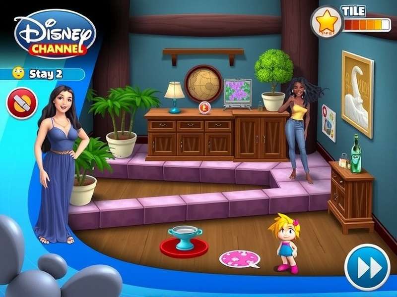 Disney Channel Games collection showcasing Sandwich Stacker, Lizzie McGuire, and Playhouse Disney classics