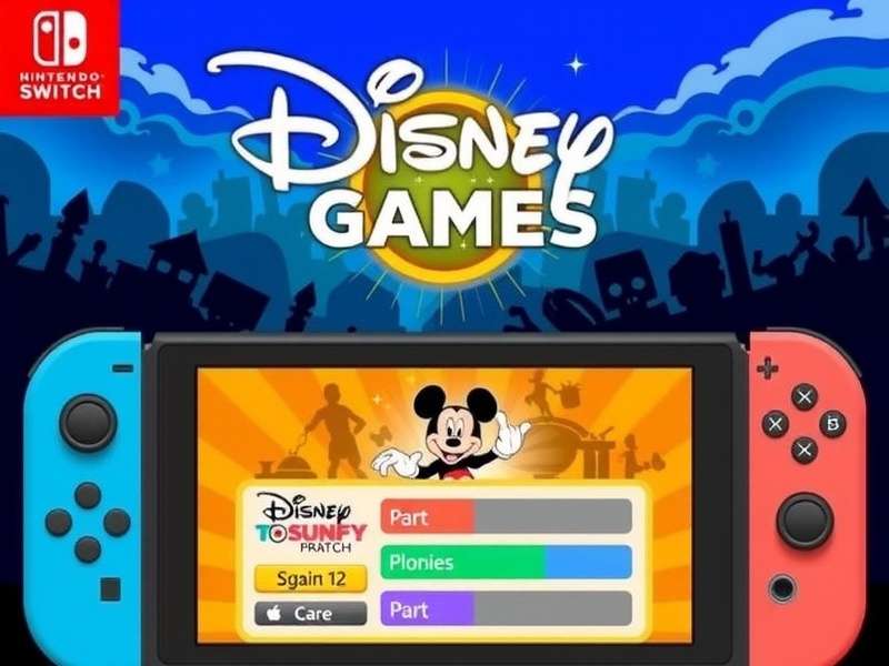 Best Disney Games for Nintendo Switch — Hero banner showing Disney and Switch themes