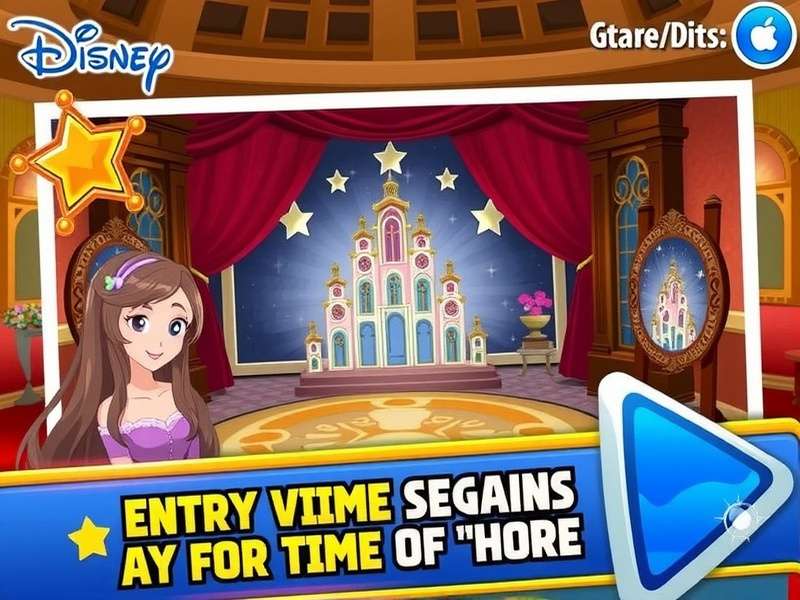 Disney Games For Kids All Ages – a vibrant collage of Mickey Mouse, princesses, and magical adventures