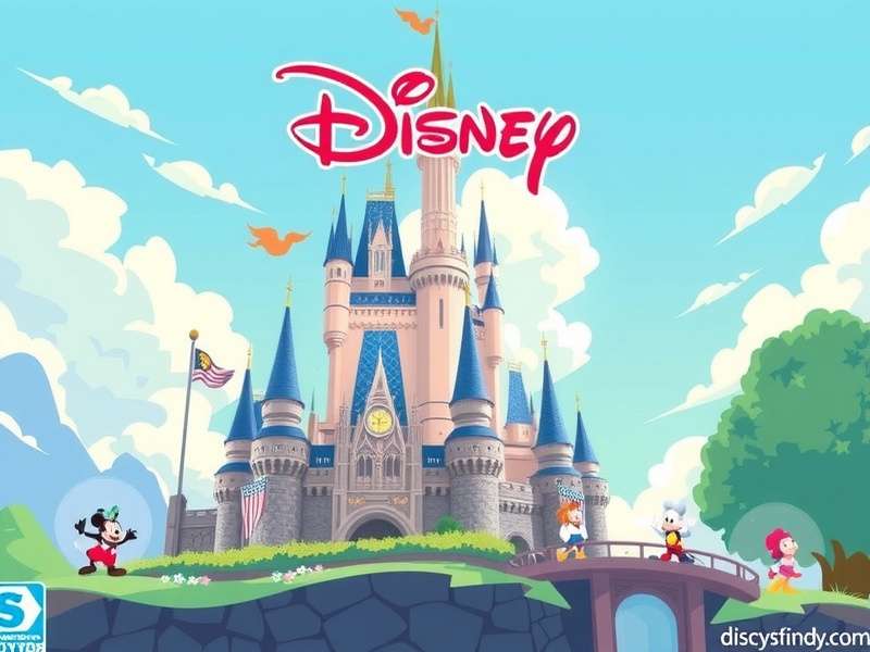 Disney Game immersive world map with fantasy landscapes